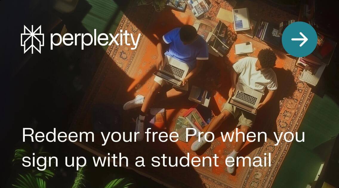 Perplexity pro للطلاب مجانا